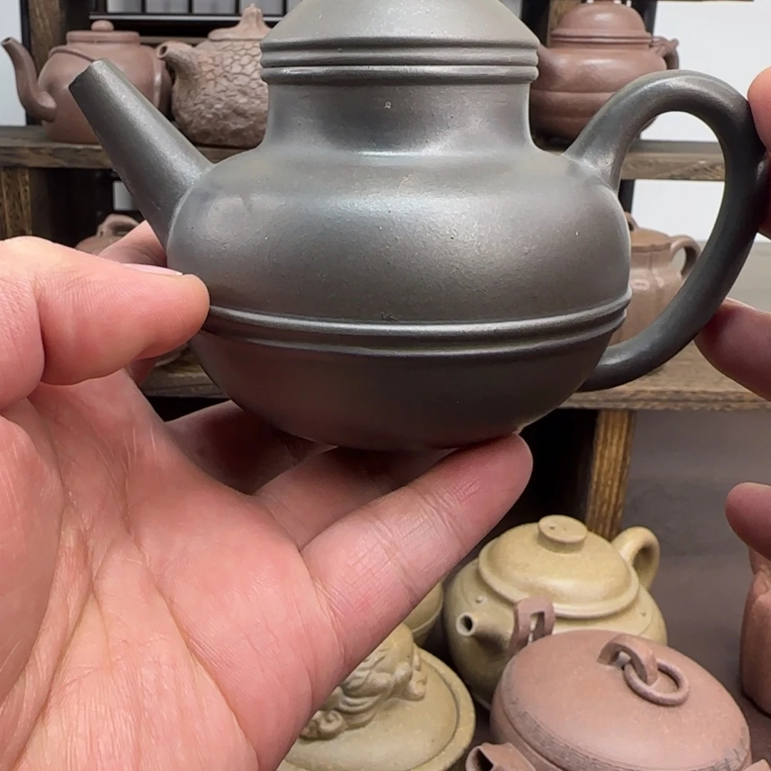 济***南茶杯紫砂三拼空壶