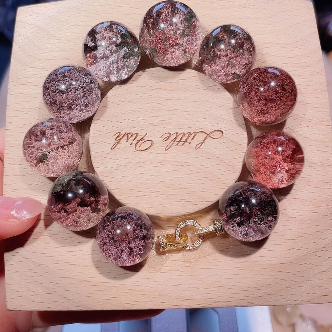 雾***语水晶未镶嵌手串手串打孔不退不换