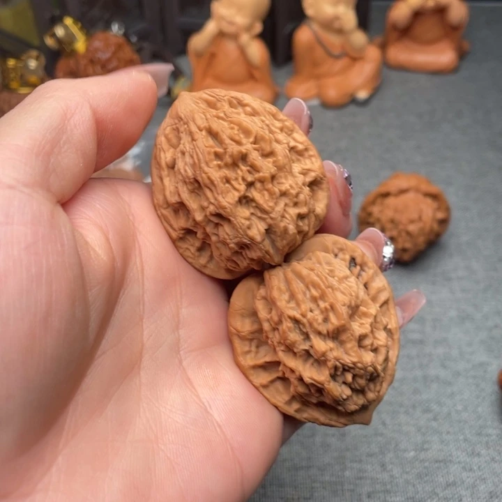 把件文玩核桃虎头39全品