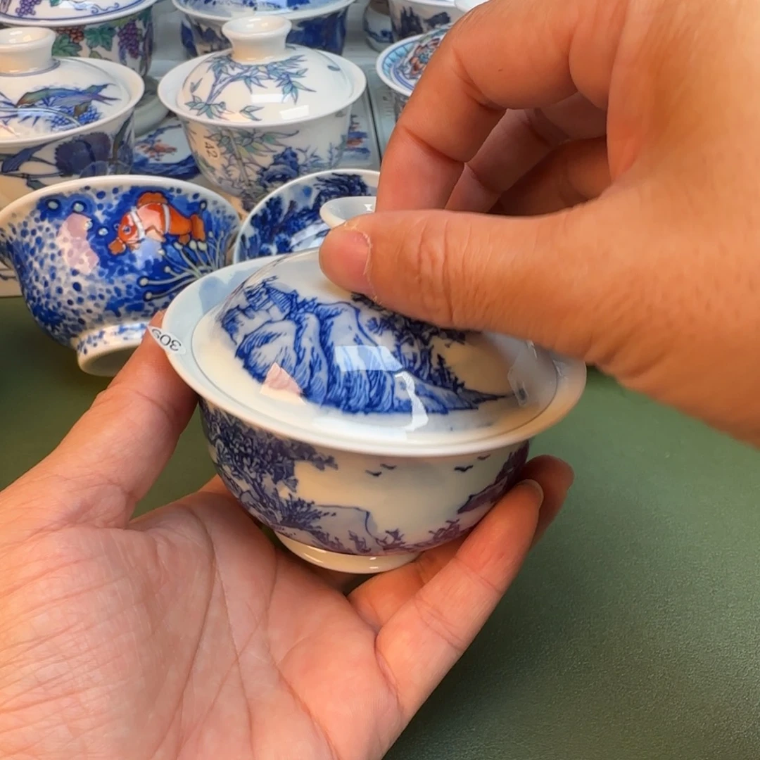 陶纯手工纯手绘茶具309