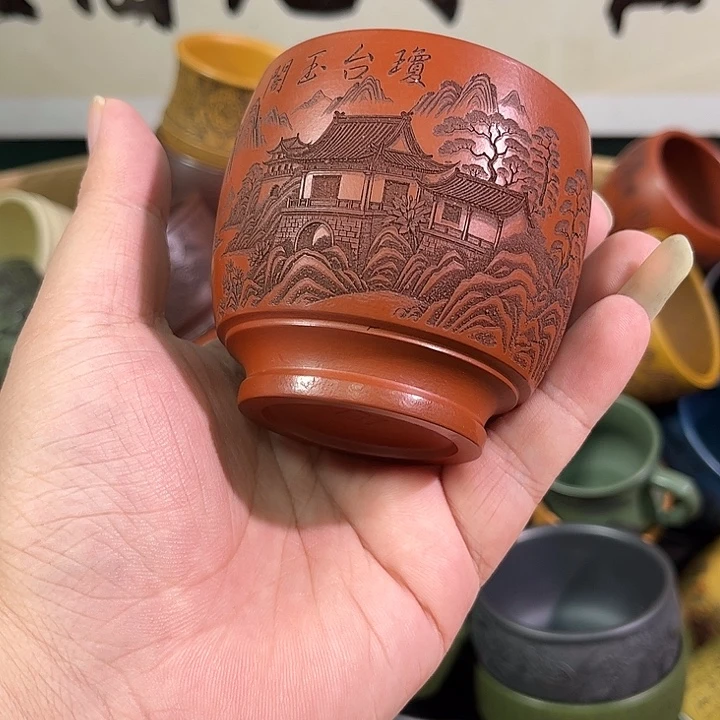 茶杯紫砂全手工紫砂主人杯