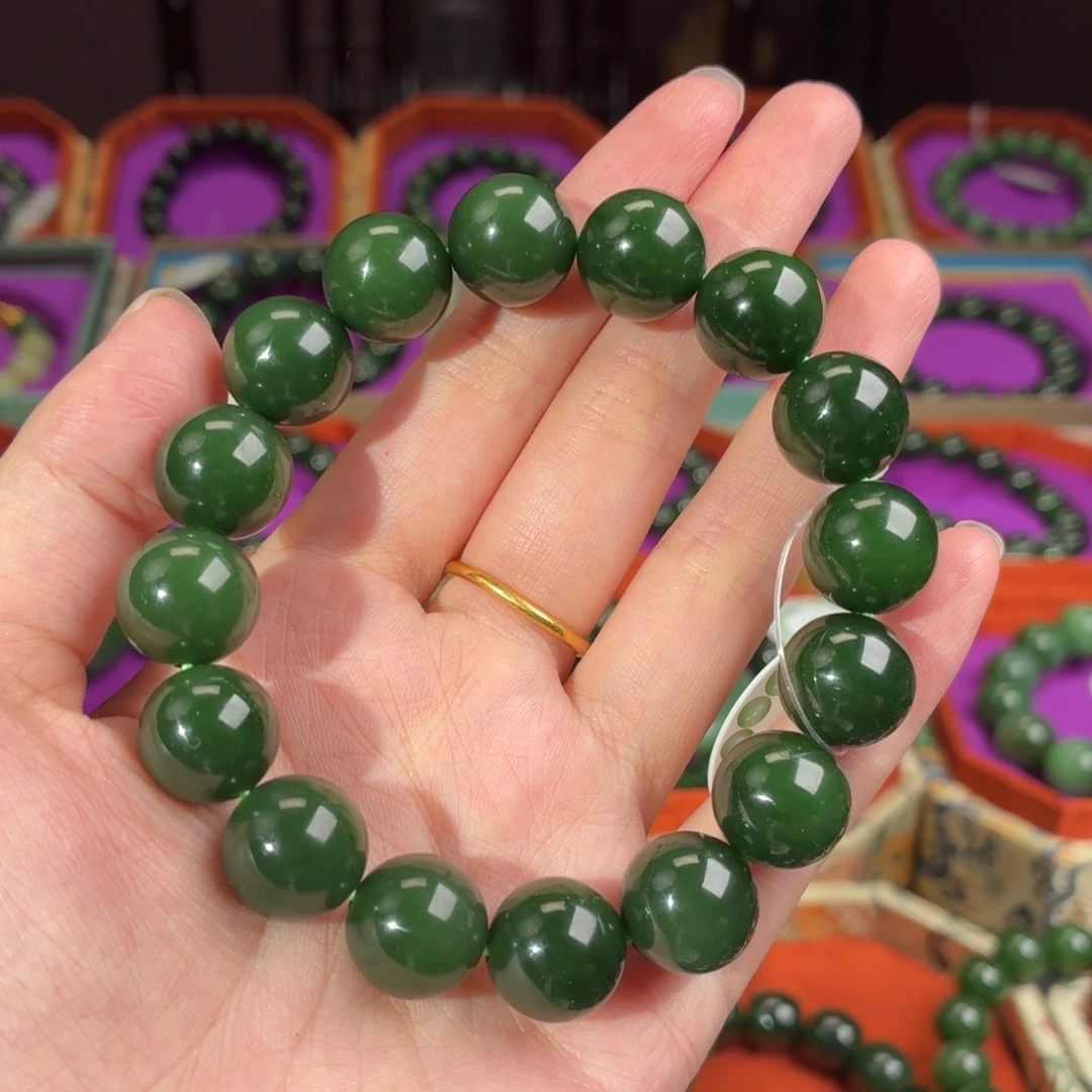 和田玉（碧玉）未镶嵌手串