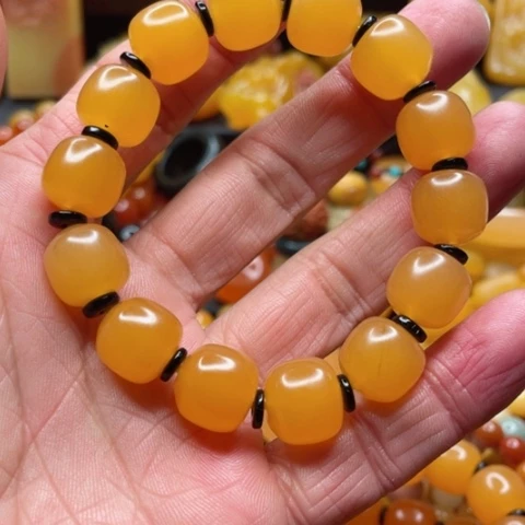 石英质玉手链合金夏*福