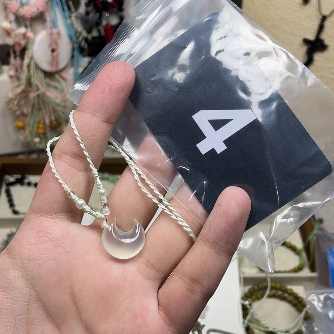 蛇纹石玉合金颈饰