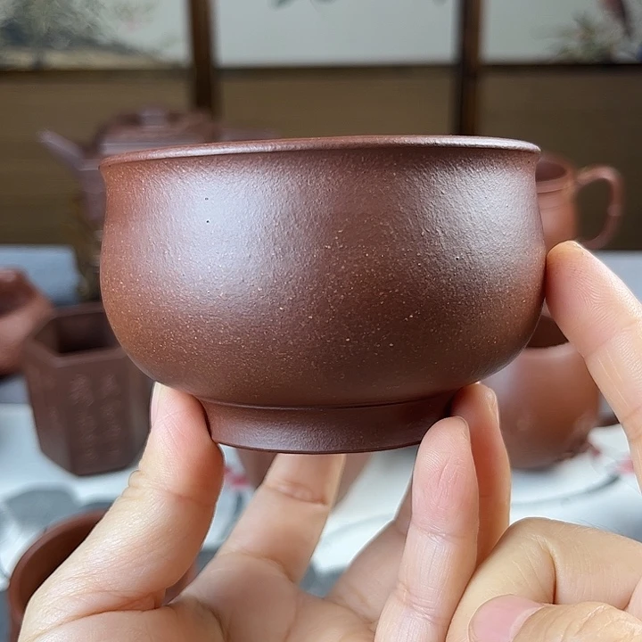 茶杯紫砂全手主人杯容量210