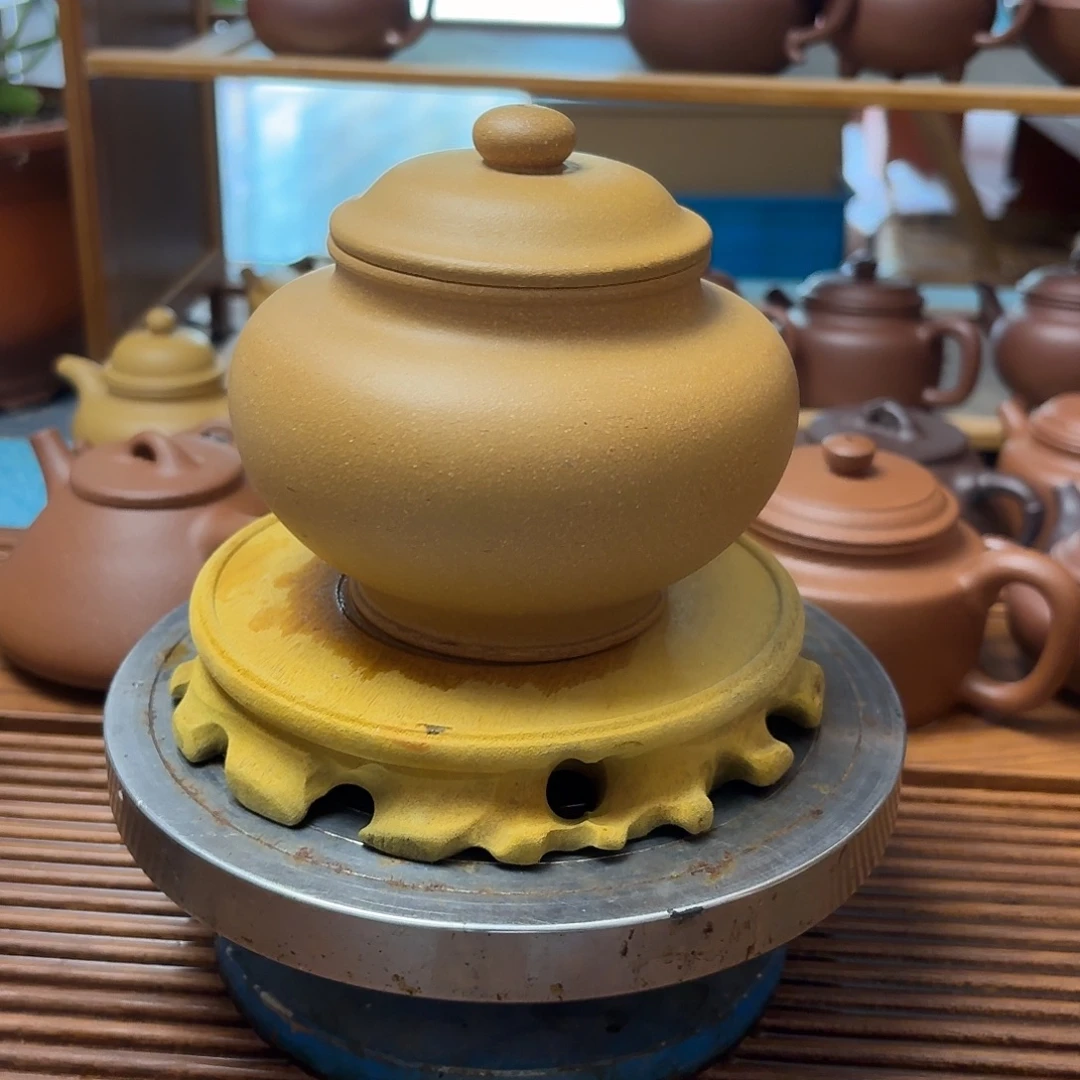 茶壶紫砂半手工制作