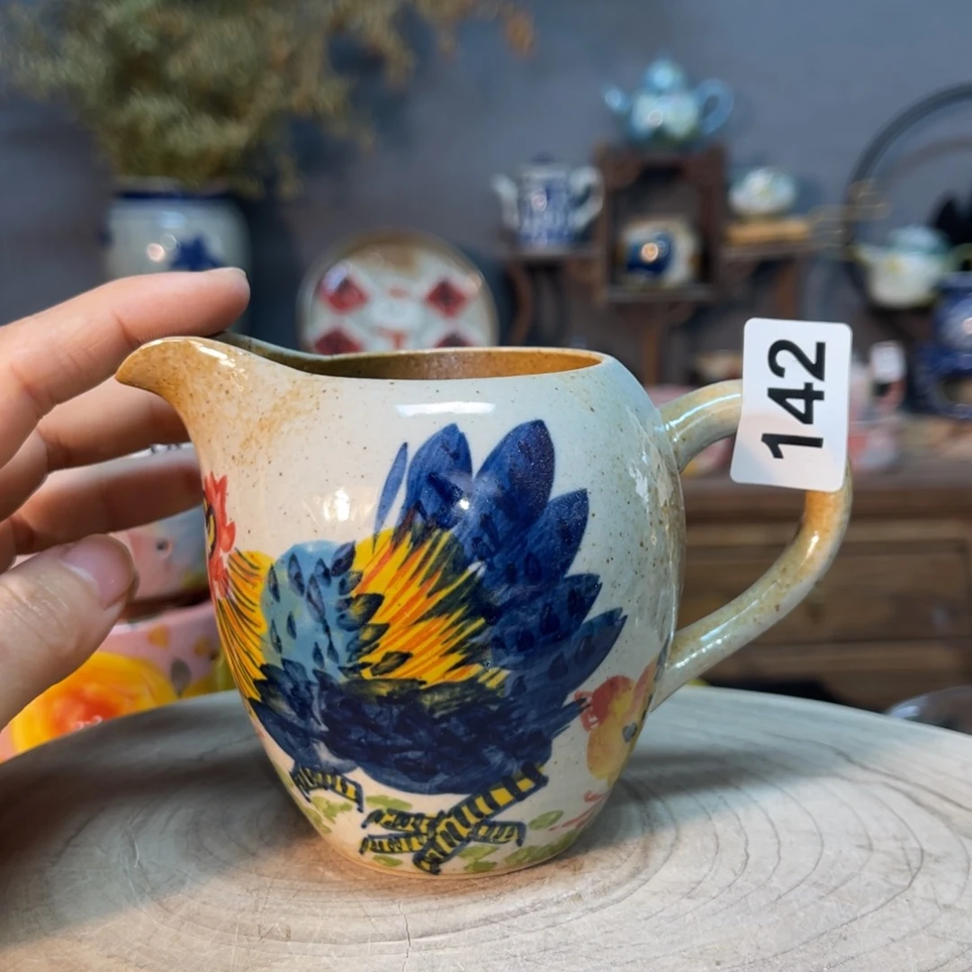 杯素浅陶瓷手工手绘