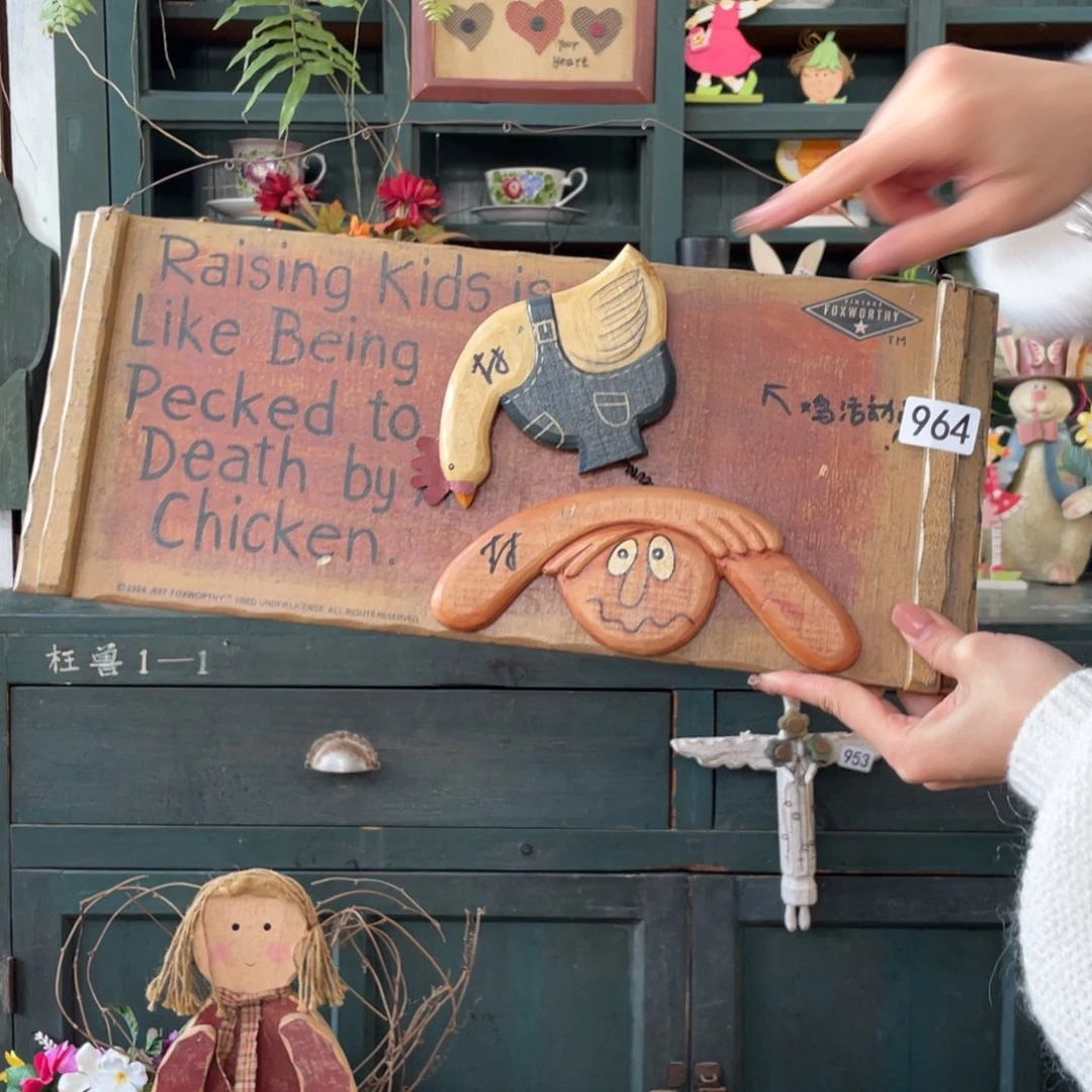 木质圣诞月福老货玩具默认微损