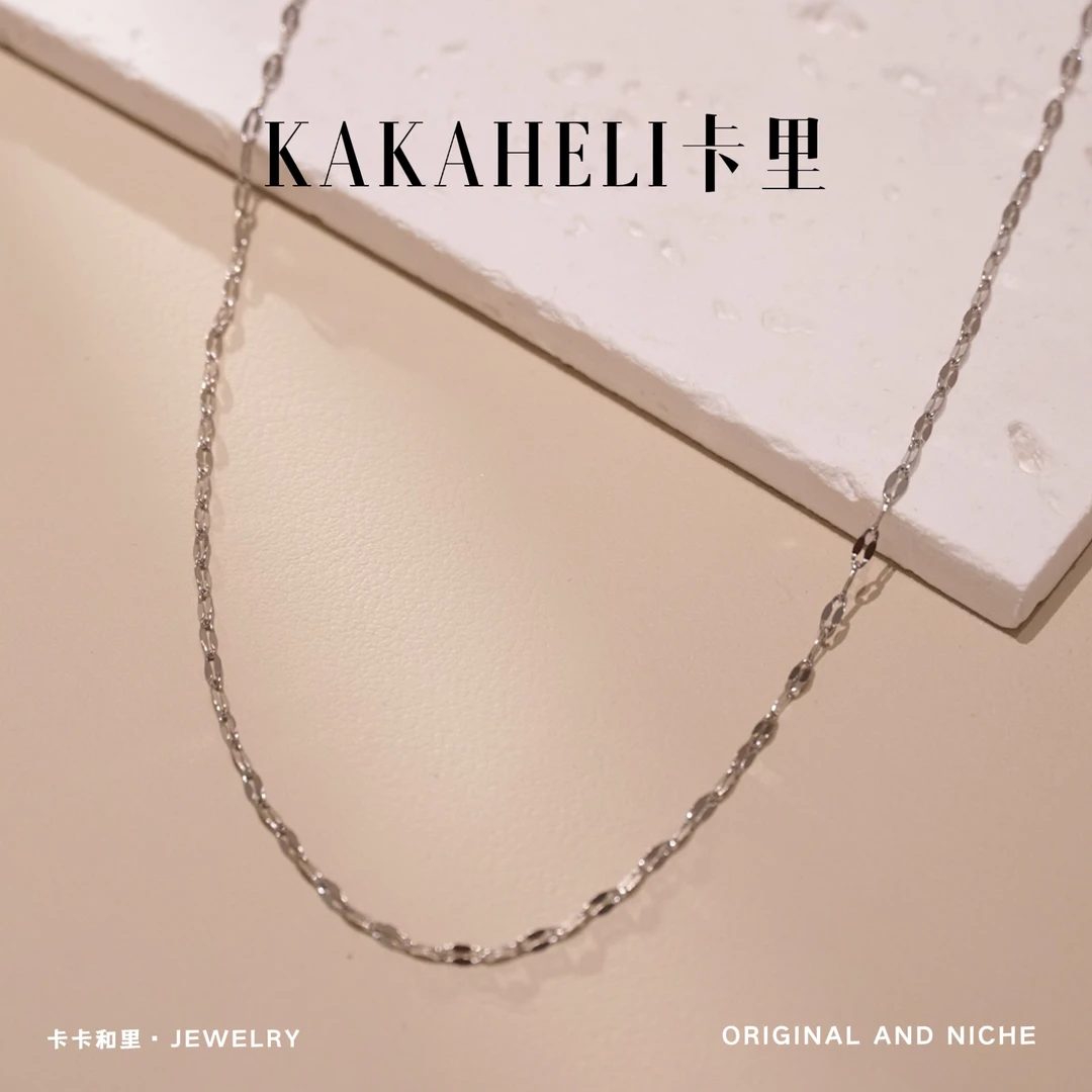 钛钢项链 气质经典坠链素款细链条项链 A192