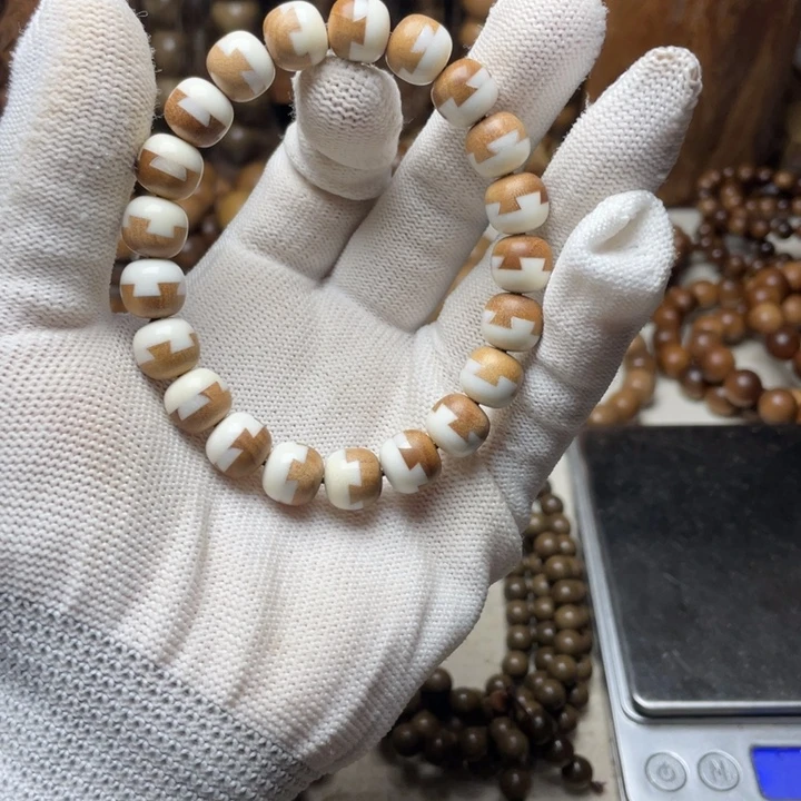 手串/手链檀香木檀香1.0榫卯珠