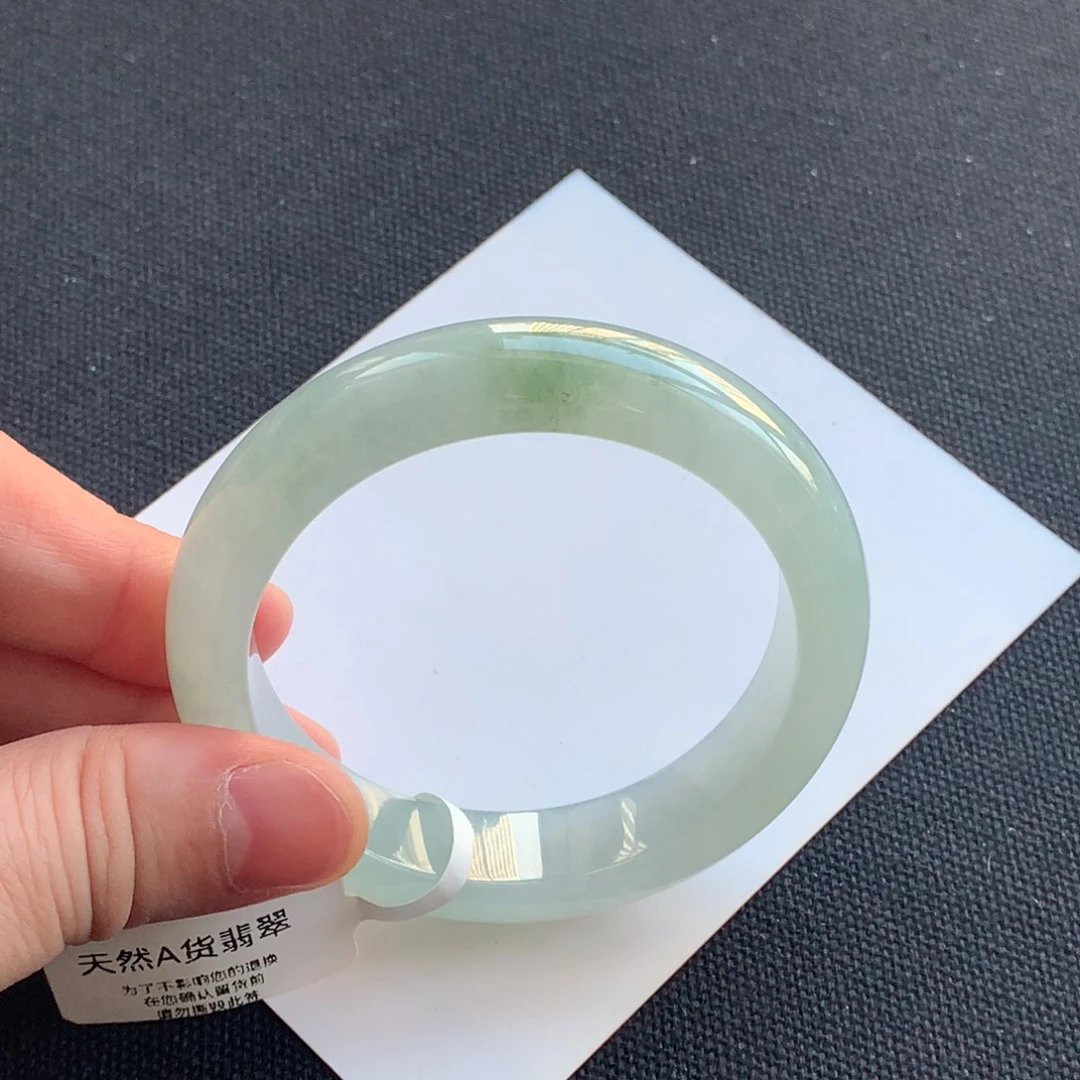 翡翠未镶嵌手镯19号