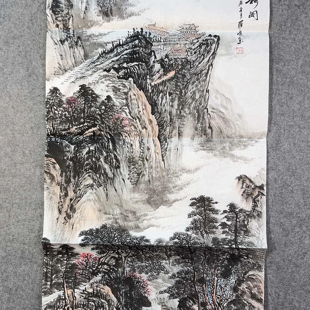 国画340 花鸟在此鸣叫时还要一