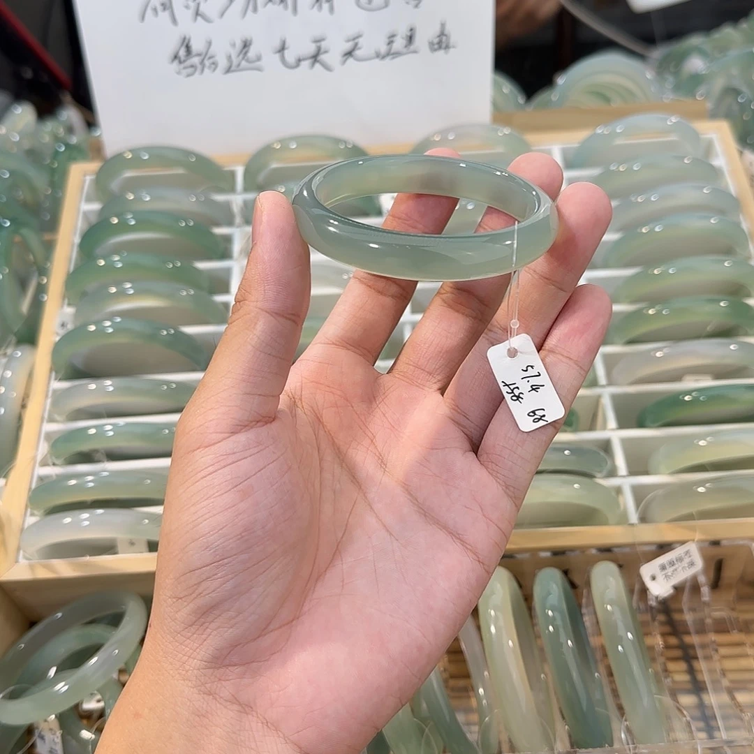 手镯玛瑙/玉髓未镶嵌圈口57.4
