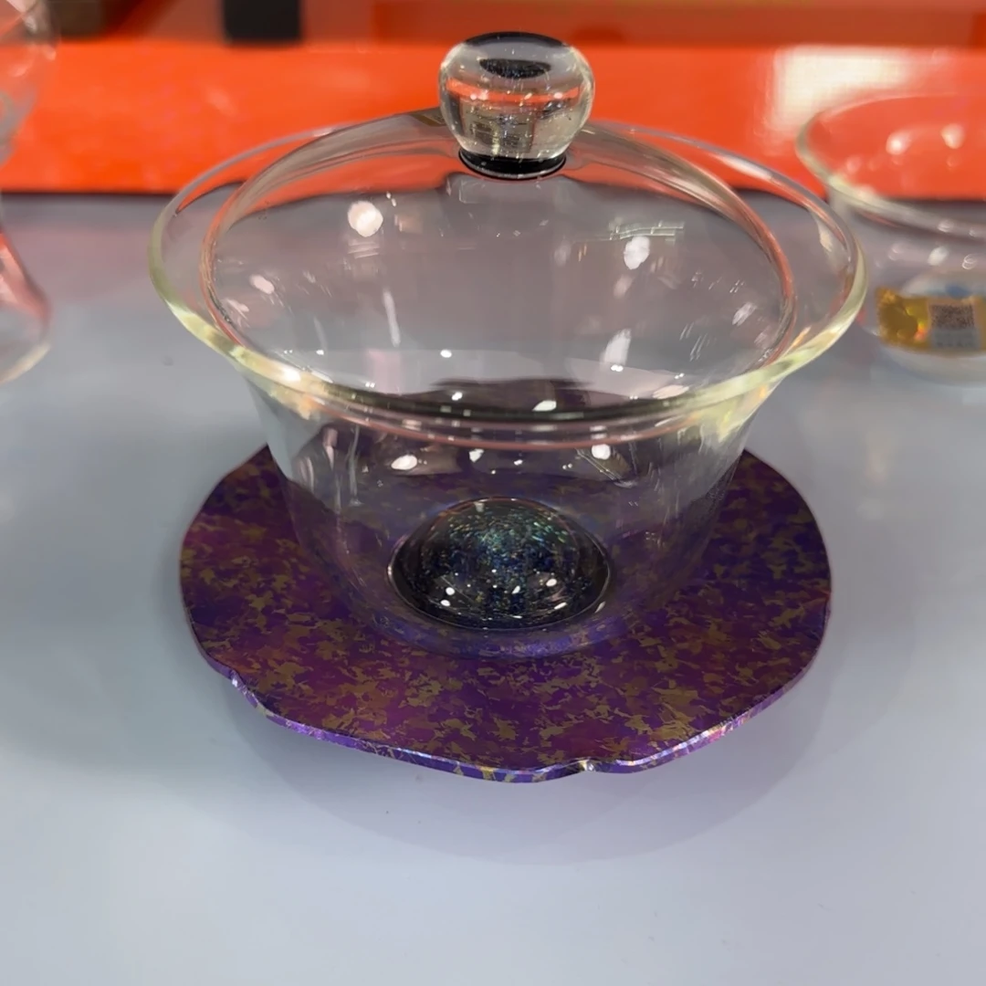 禾器斑斓耀辰盖碗