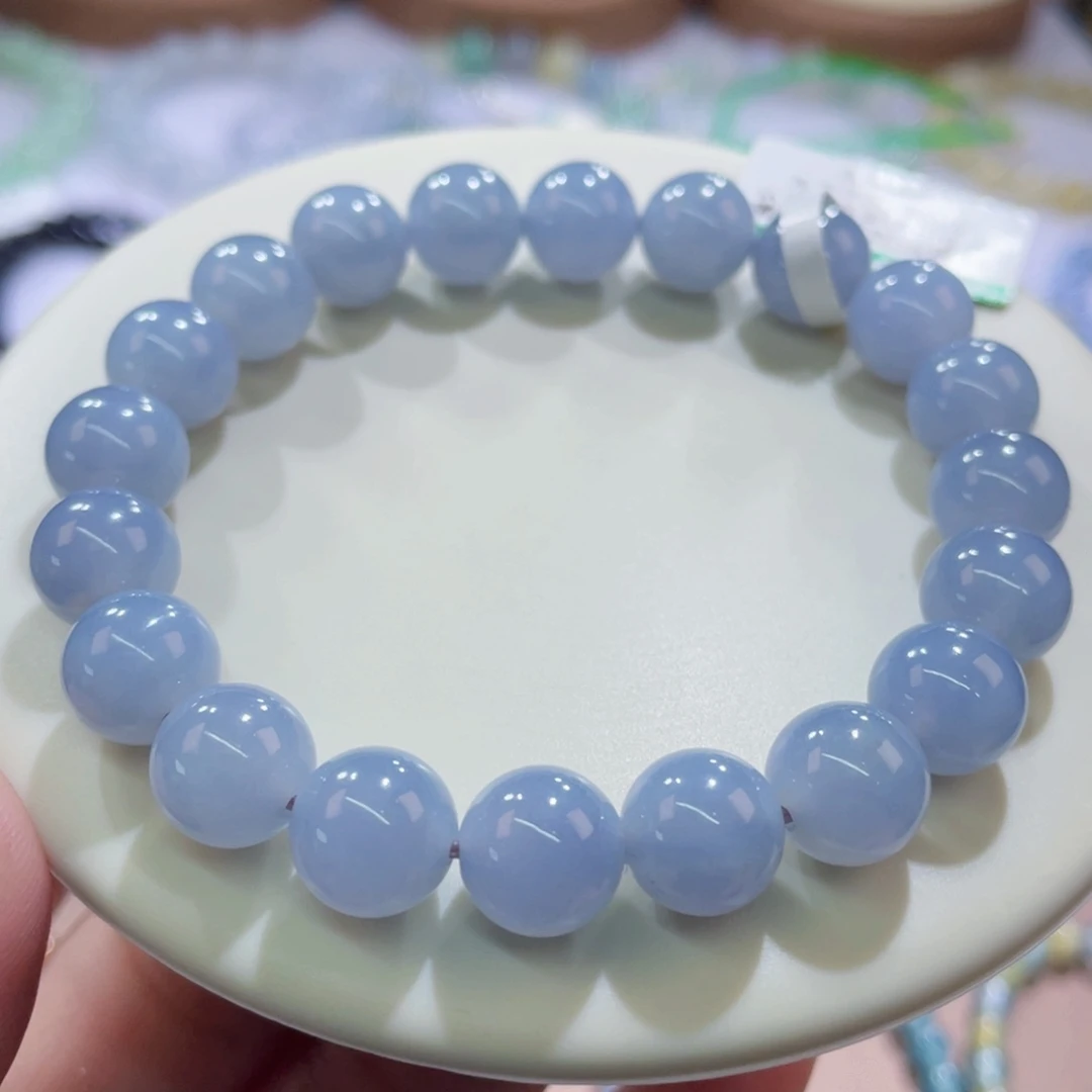 未镶嵌手链翡翠蓝紫卡9.6