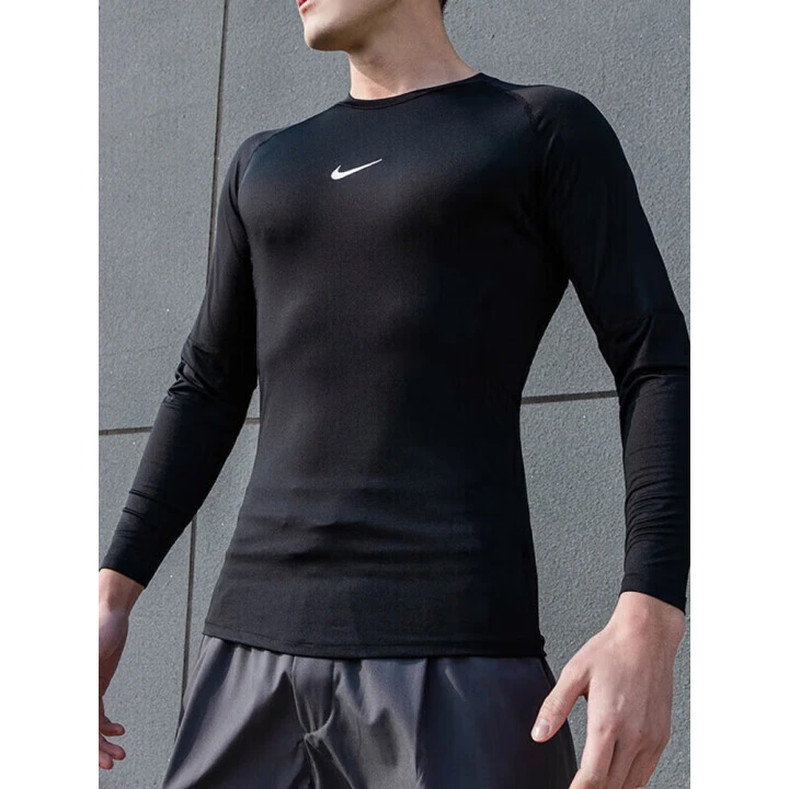 NIKE/耐克速干衣男装夏季新款速干紧身短袖T恤训练上衣FB7933-010