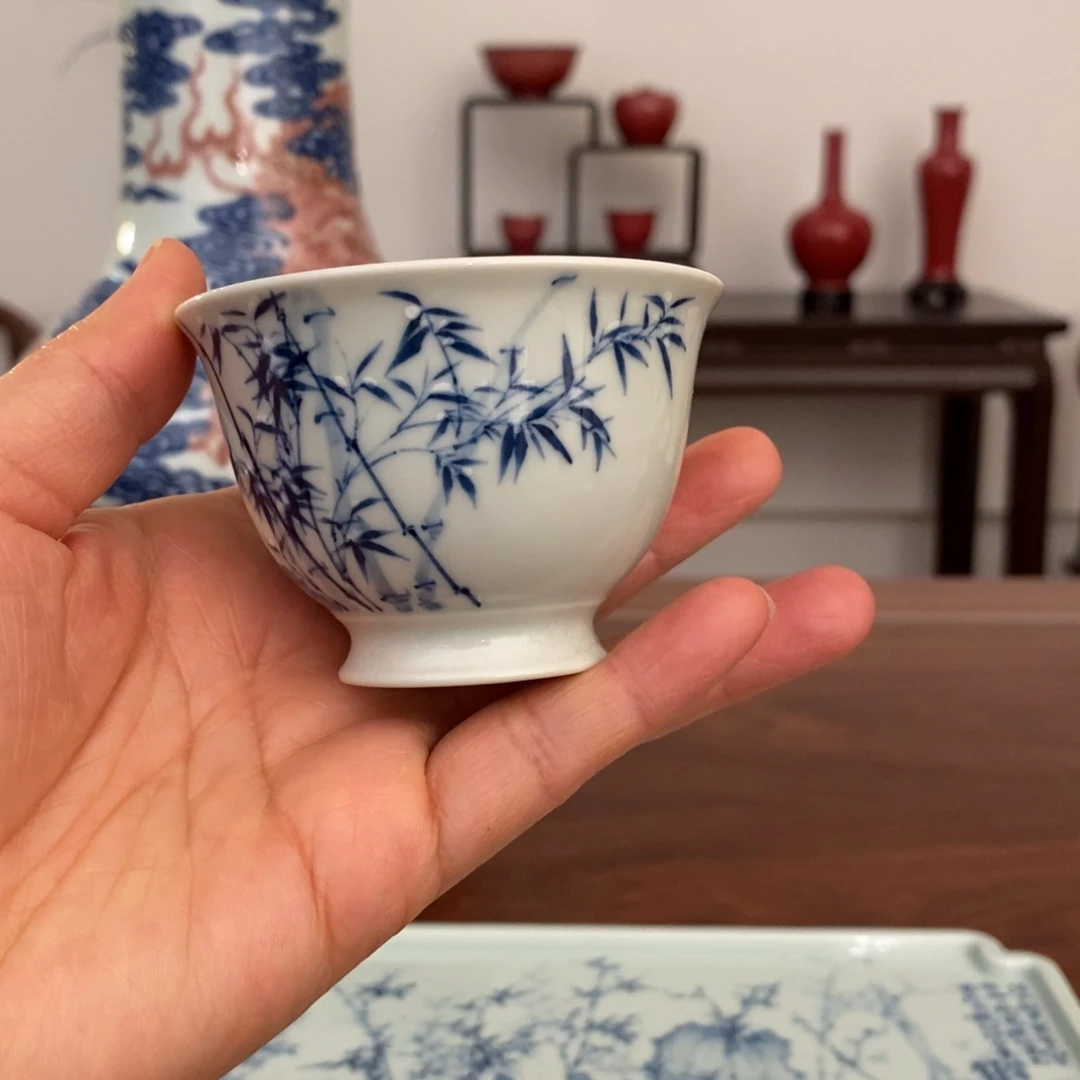 雪竹宋墨文人雅器