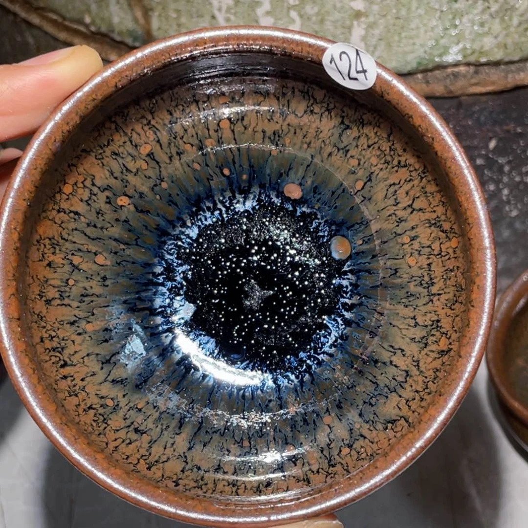 茶盏拾*。龙窑柴烧建盏124