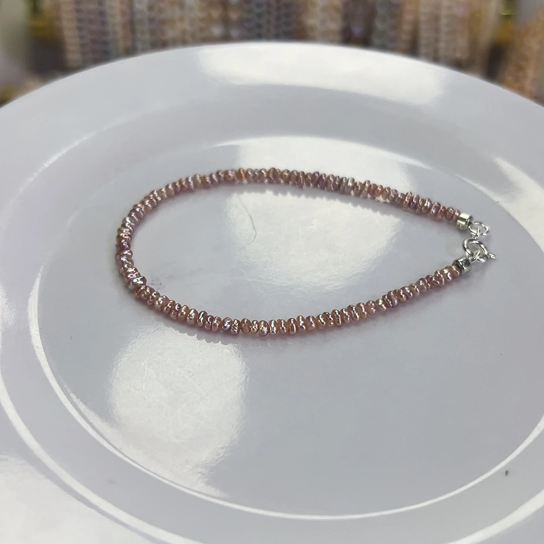 钛钢淡水珍珠手绳