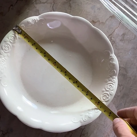 微瑕，不能明火，口径22高度2，2个深盘