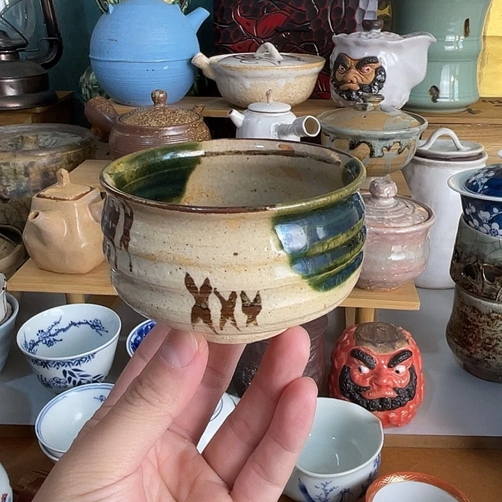 瓷片织布烧杯子好看的哦