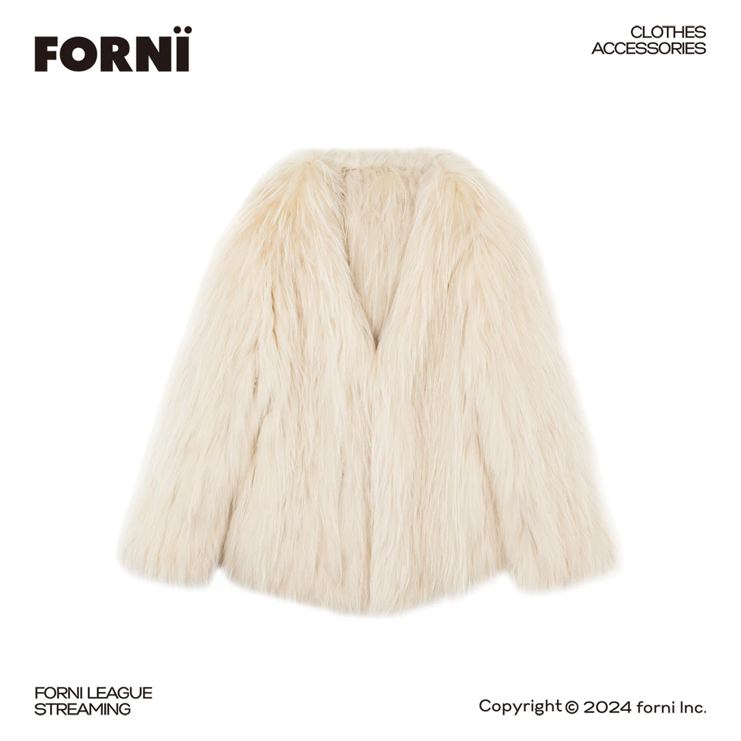 FORNI x YOYO Lawrence 轻奢洋气子毛皮外套气质高阶毛外套