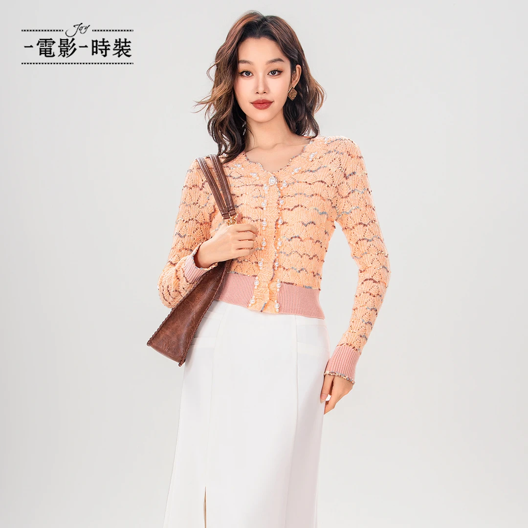 【高高甄选】一电影一时装年开衫针织衫长袖针织上衣女FFBM112013