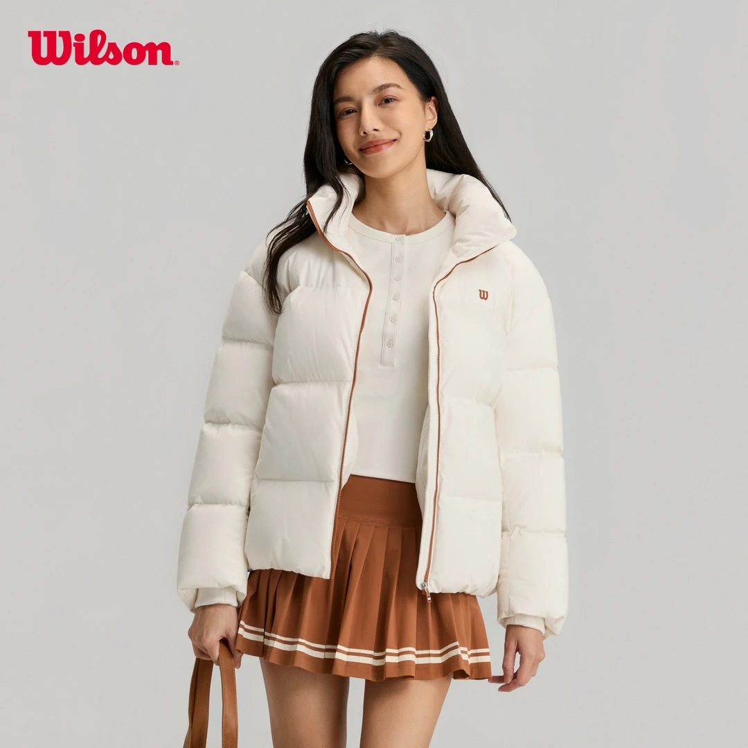Wilson威尔胜25年秋冬女子FUZZ四格运动保暖羽绒服WW20099532