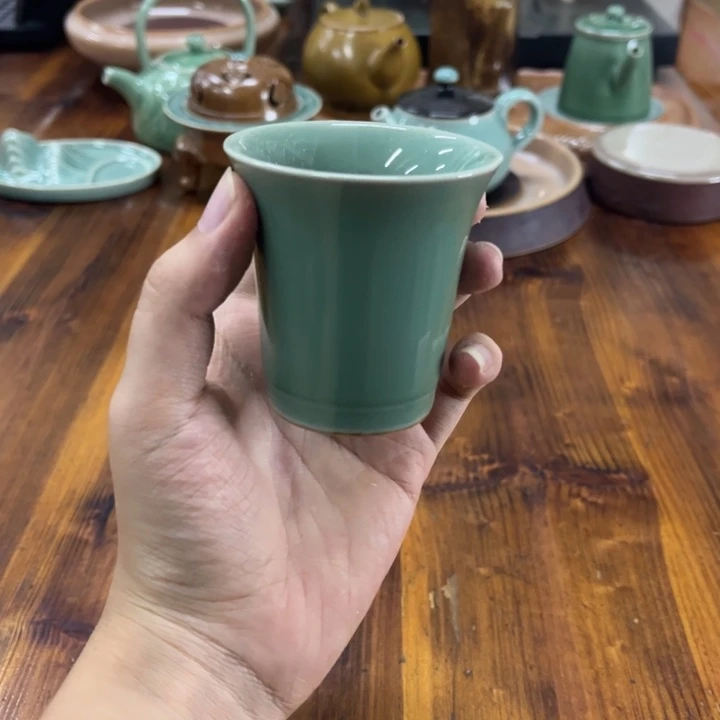 龙泉青瓷茶器微瑕8908