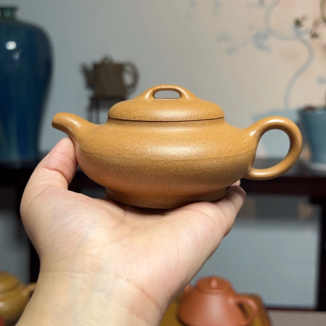 茶壶紫砂线圆黄金段200