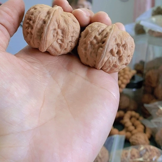 【闪购商品】把件文玩核桃40平谷元宝尖黄