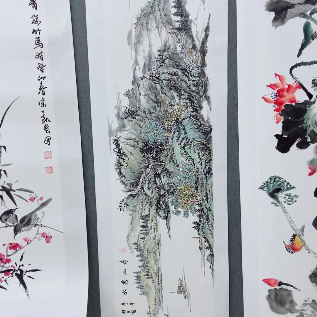 阿***树国画手写手绘国画作品40