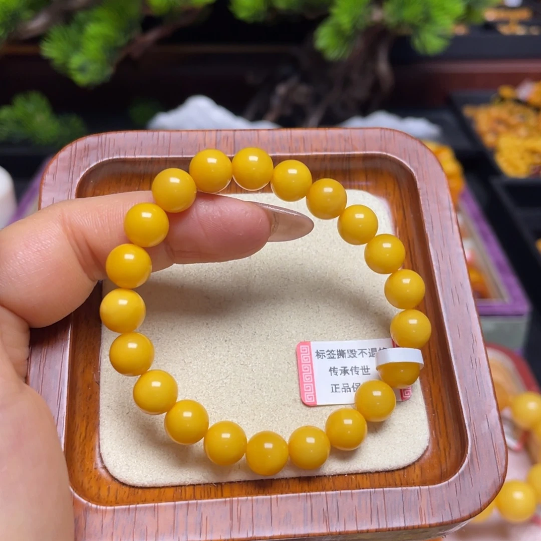 蜜蜡手链未镶嵌手串