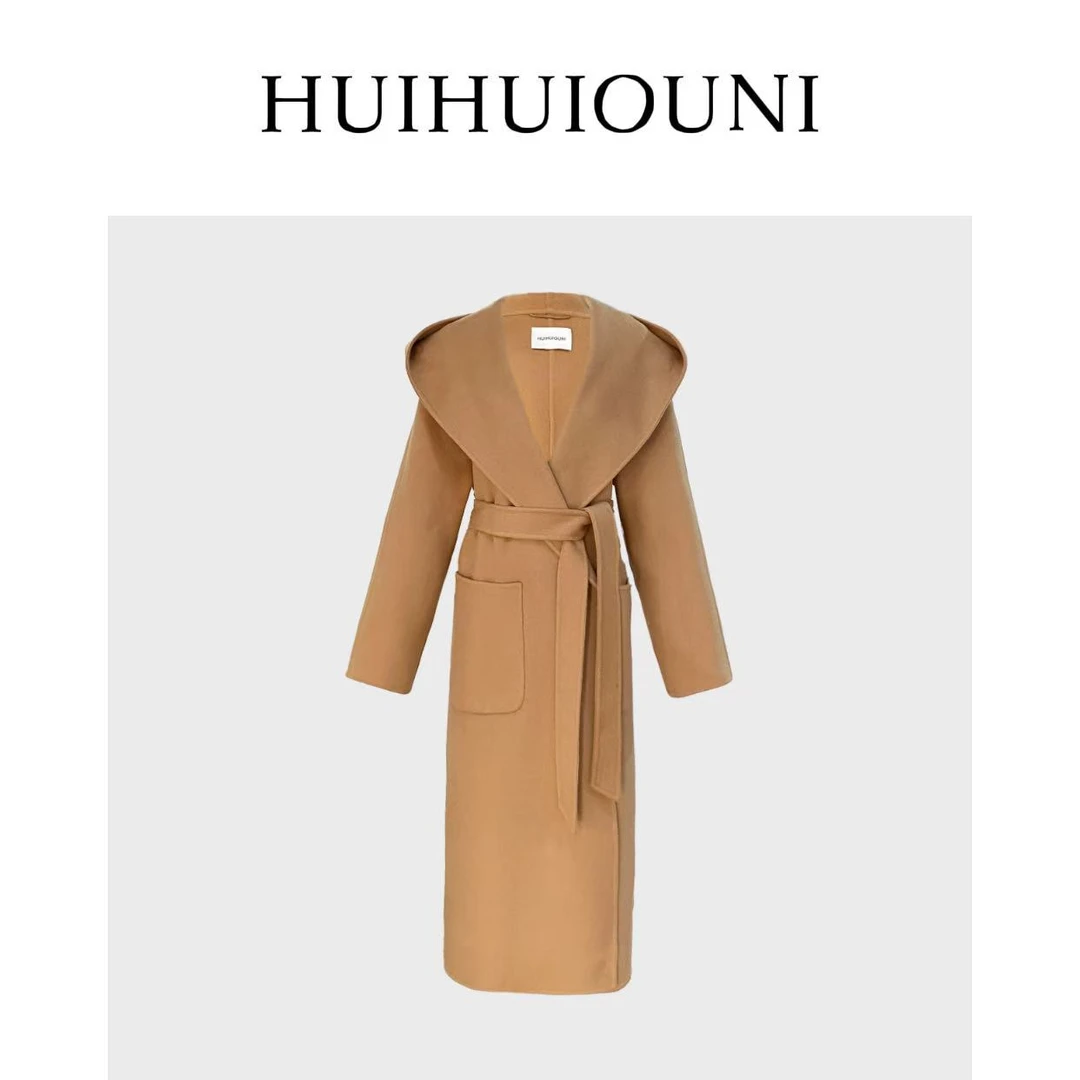 慧慧欧尼   冬日时髦量感   Designer设计师款大帽子绵羊毛大衣