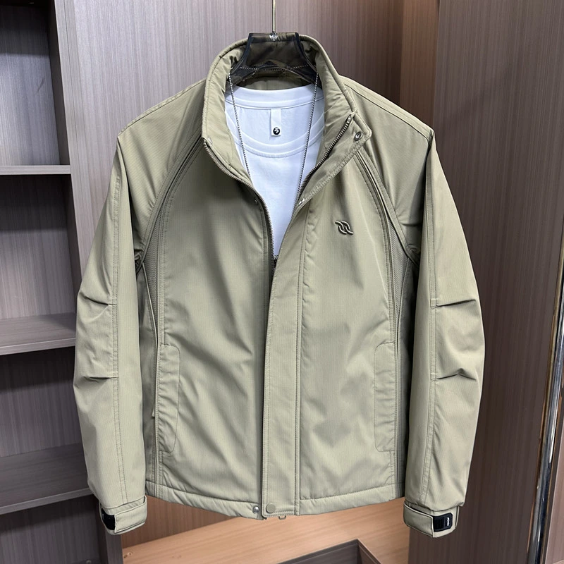 2025秋冬新款男士加棉夹克韩版百搭冬款工装外套男潮流时尚上衣男