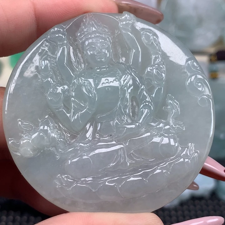颈饰未镶嵌翡翠千手