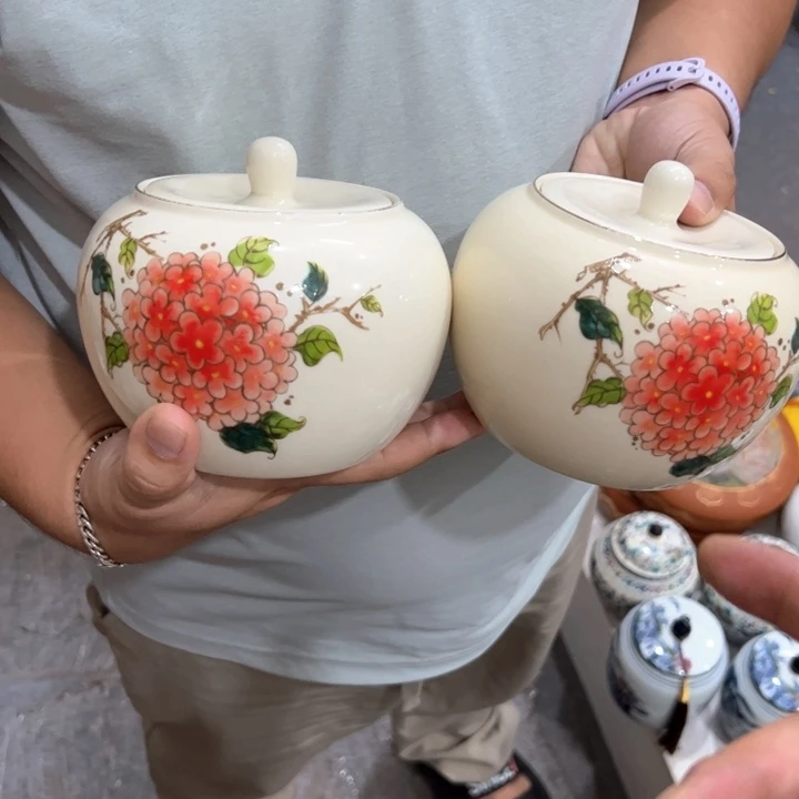 瑕疵福利品陶瓷茶叶罐