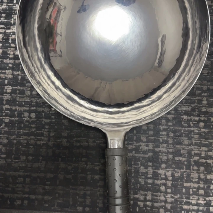 楚***源熟铁手工锻打铁锅34