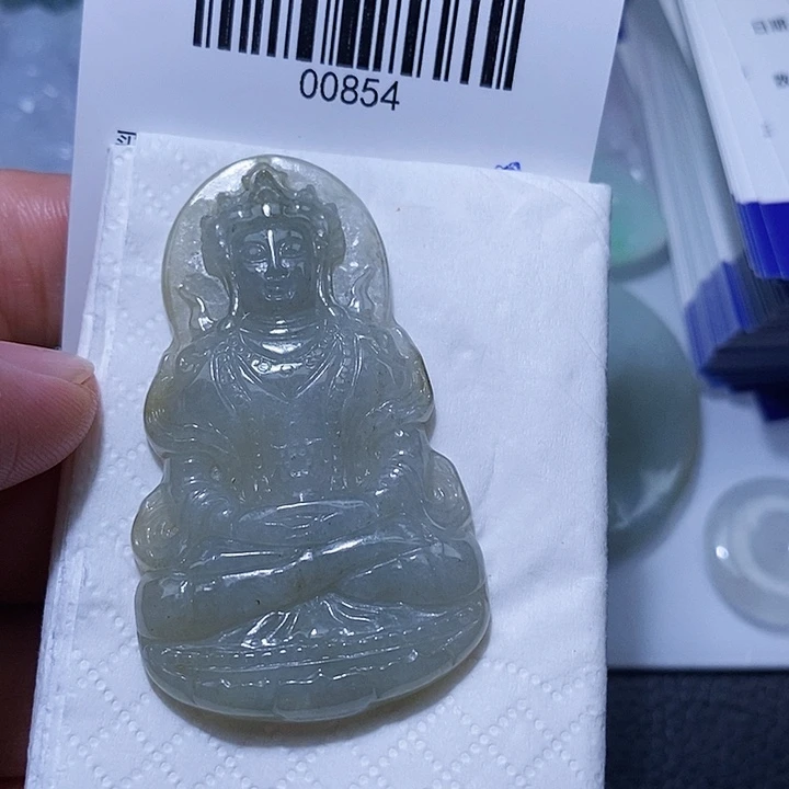 颈饰未镶嵌翡翠天光墟翡翠市场现金代购