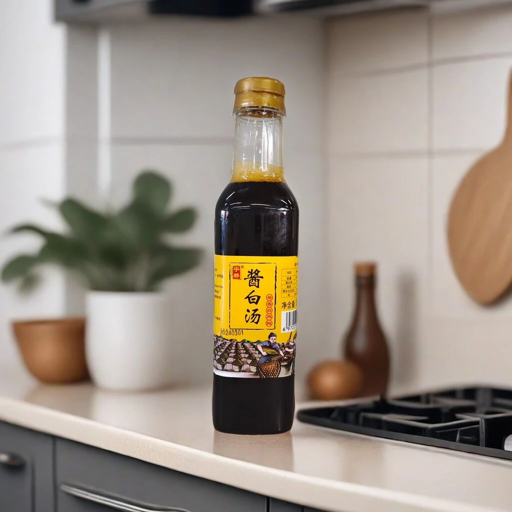 400天宇桥传统古法瓦缸黄豆酿造手工散打酱白汤
