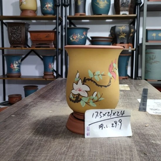 紫砂花盆库存尾货清仓