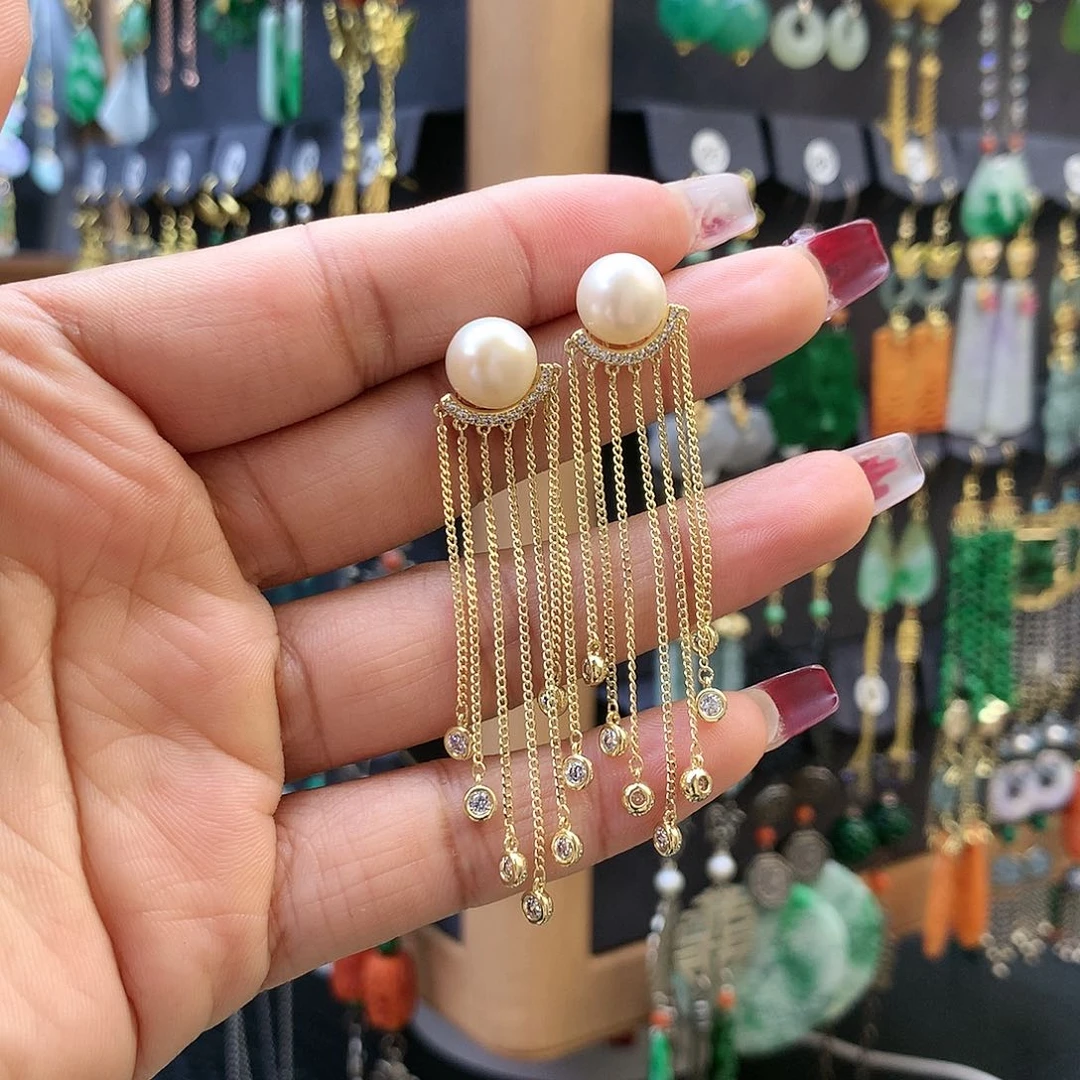 【闪购商品】淡水珍珠耳饰未镶嵌耳坠