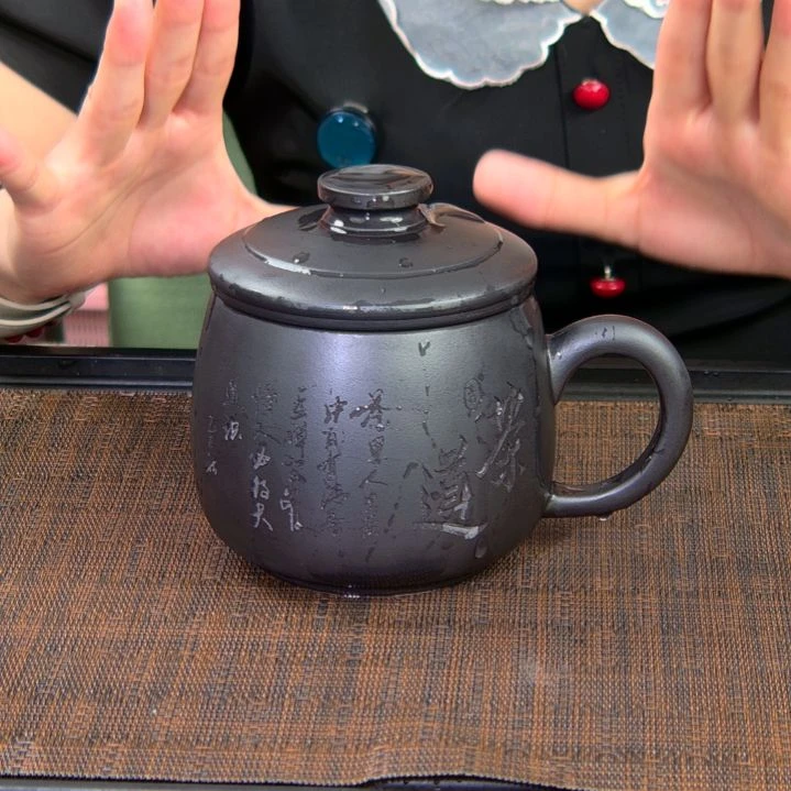 茶杯紫砂高货放漏