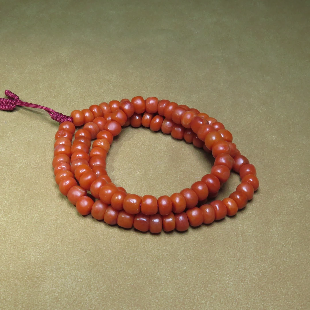 晚清南红串饰/MZ604299/玛瑙/民族文物