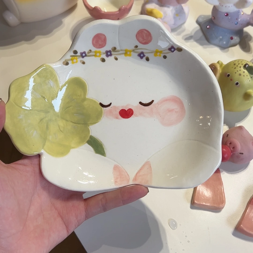陶瓷艺术盘子手作