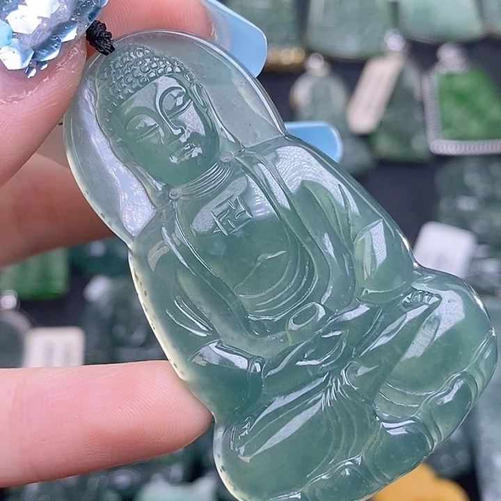 翡翠未镶嵌颈饰000000000000036