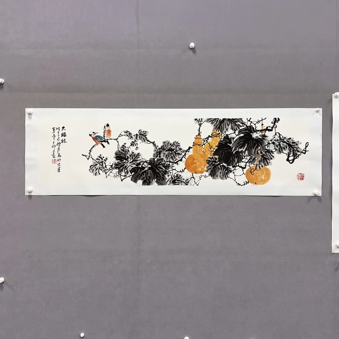 国画亲笔手绘放心去藏