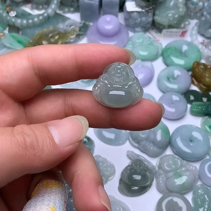 翡翠未镶嵌颈饰天然翡翠