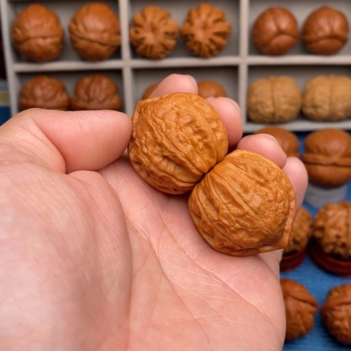 把件文玩核桃小官帽