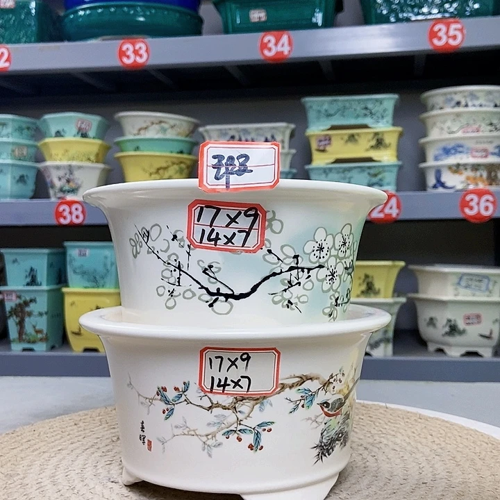 紫砂花瓶紫砂花盆